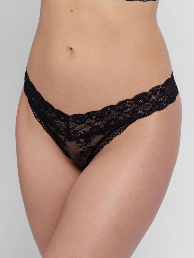 Lace Thong - 3 Pack