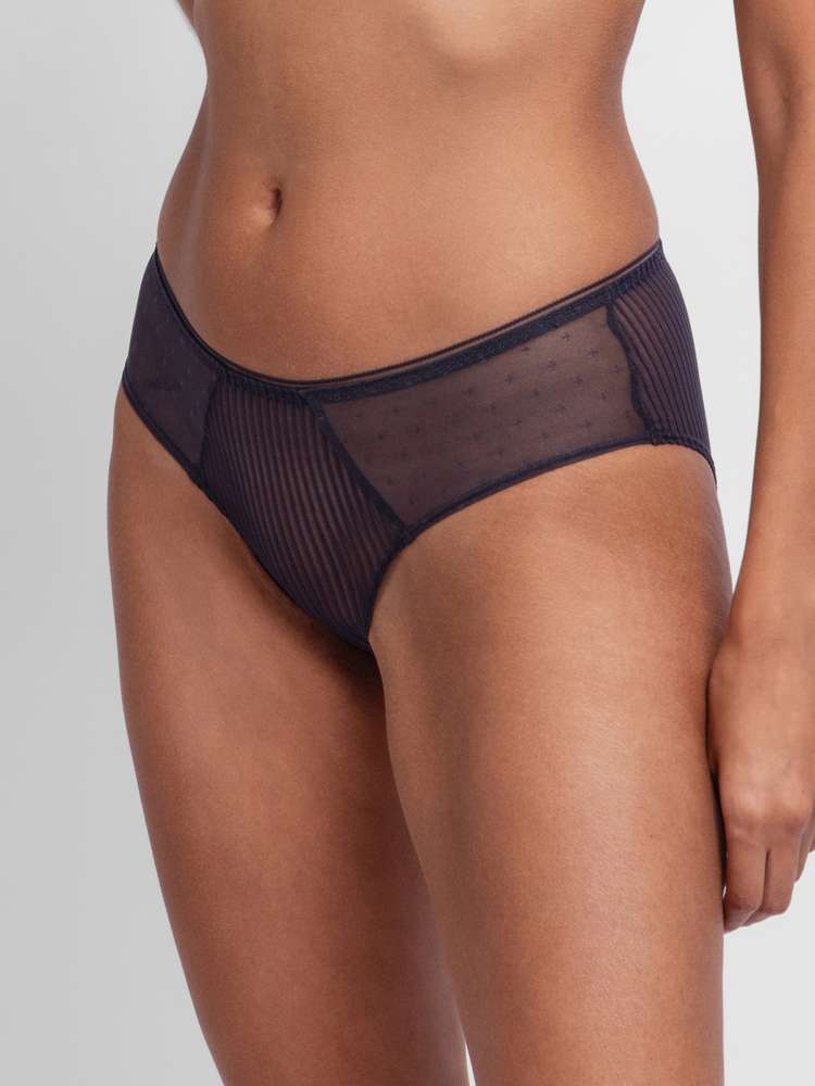 Soutien-gorge push-up plongeant à pois Origins