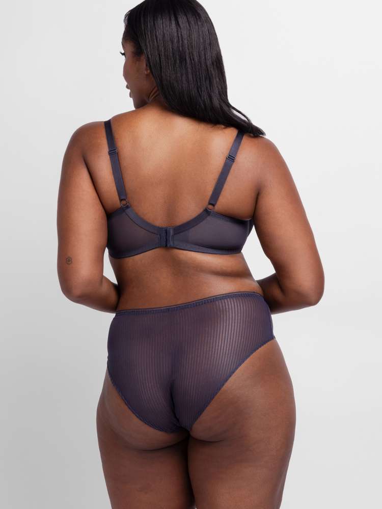 Soutien-gorge push-up plongeant à pois Origins