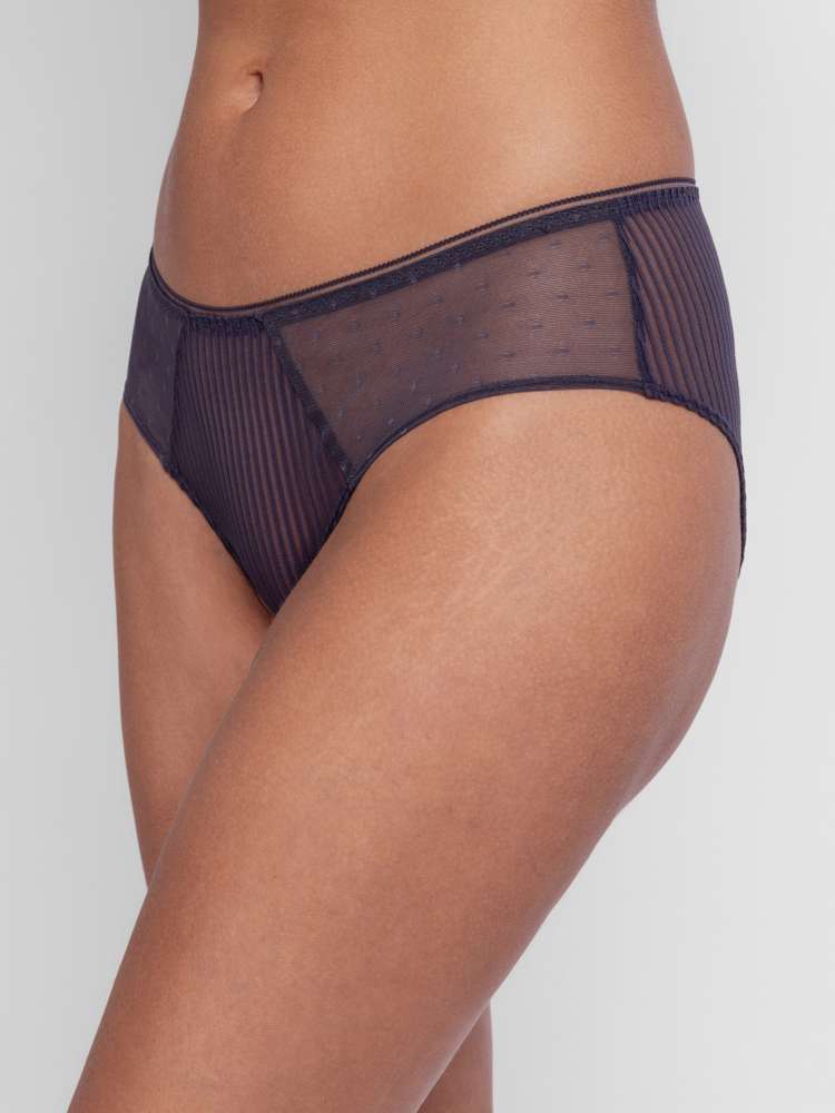 Soutien-gorge push-up plongeant à pois Origins
