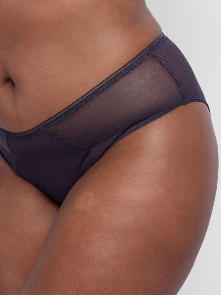 Soutien-gorge push-up plongeant à pois Origins