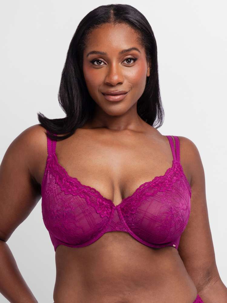 Lace Non Padded Full Cup Bra