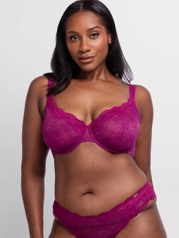 Lace Non Padded Full Cup Bra