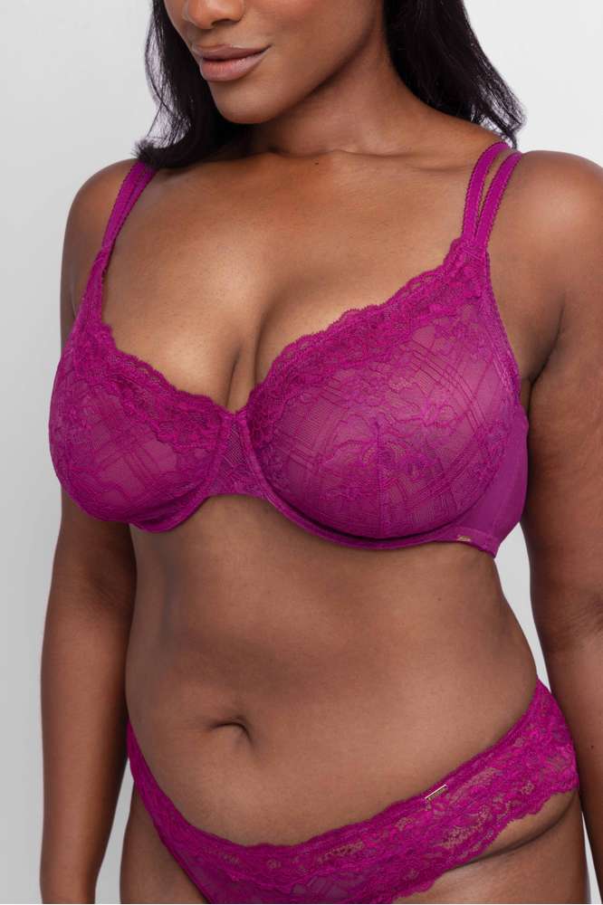 Lace Non Padded Full Cup Bra