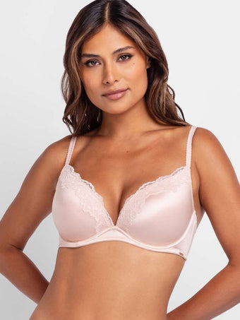 ORIGINS SHINY MICRO PUSH UP PLUNGE BRA