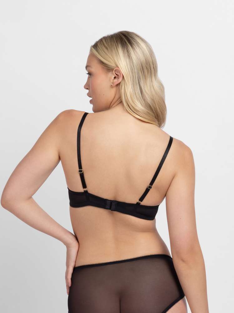 Lace Padded Plunge Bra