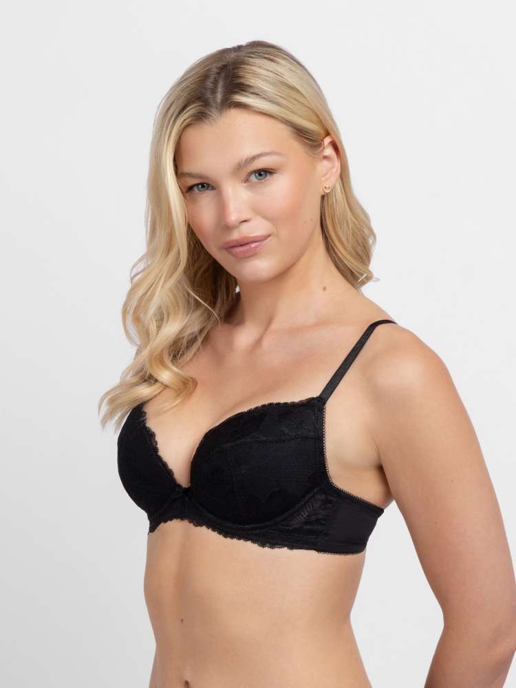 Lace Padded Demi Bra