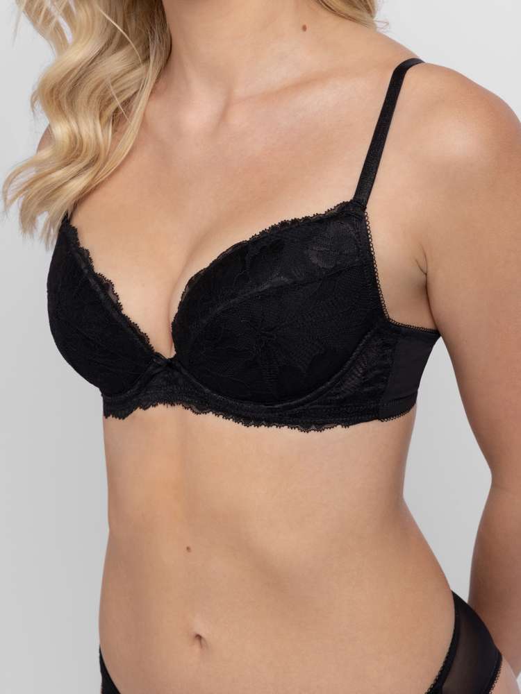 Lace Padded Demi Bra