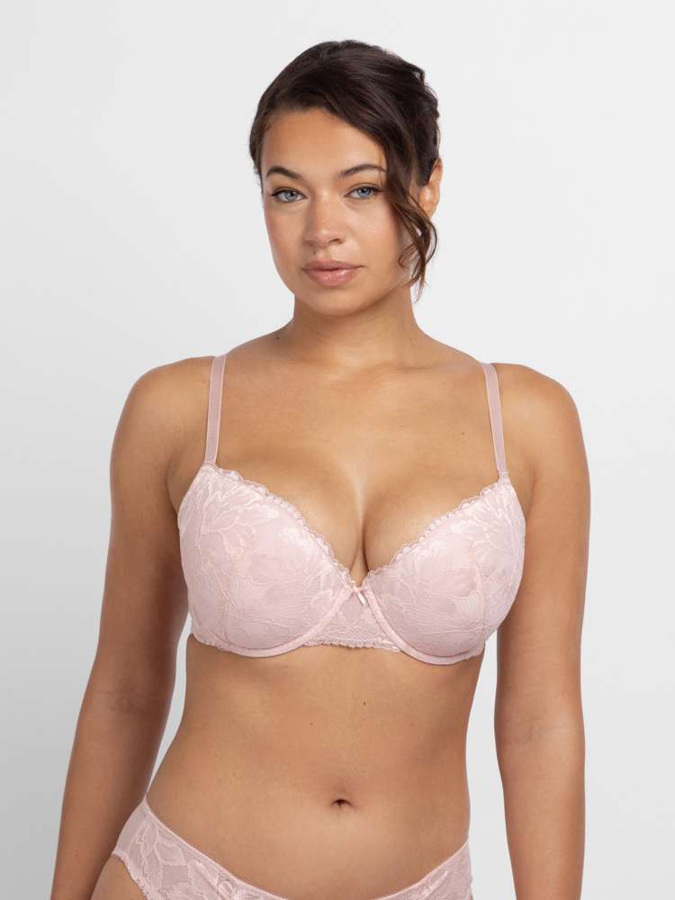 Lace Padded Demi Bra