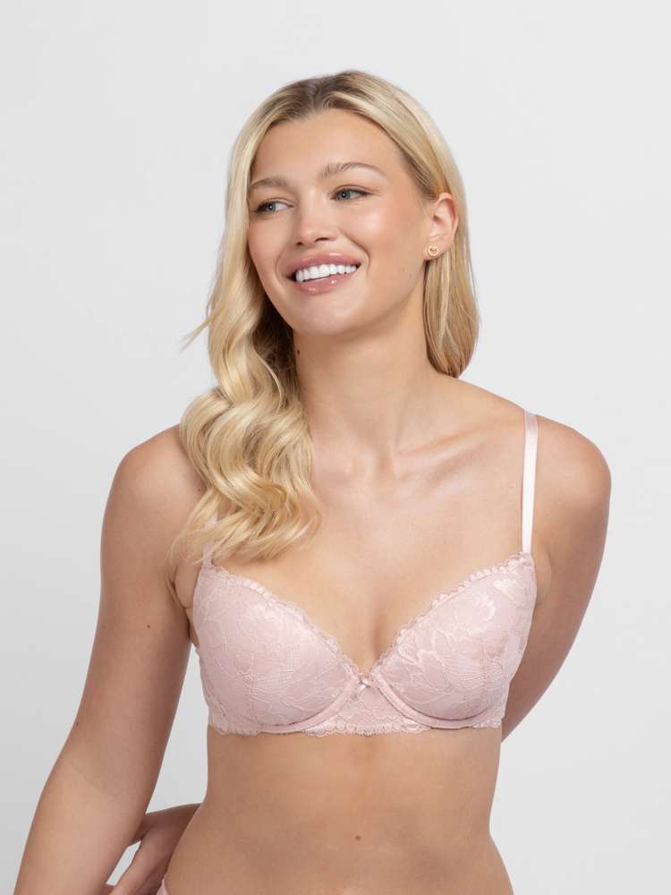 Lace Padded Demi Bra