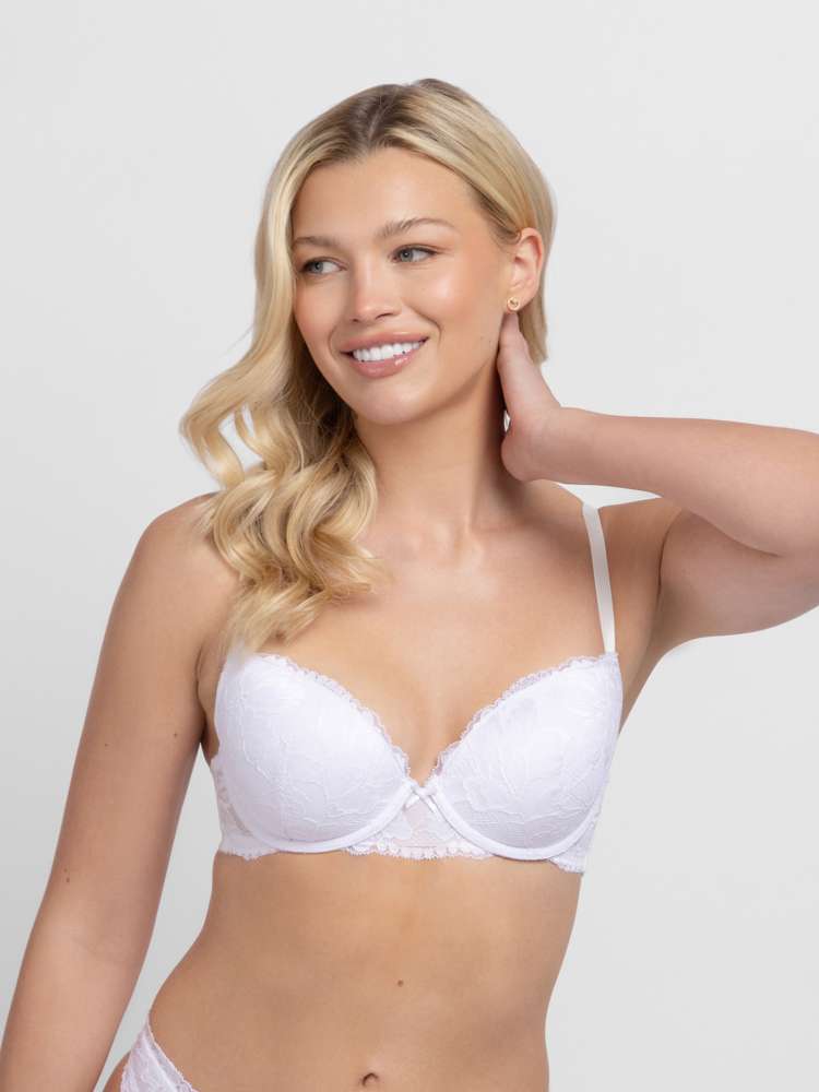 Lace Padded Demi Bra