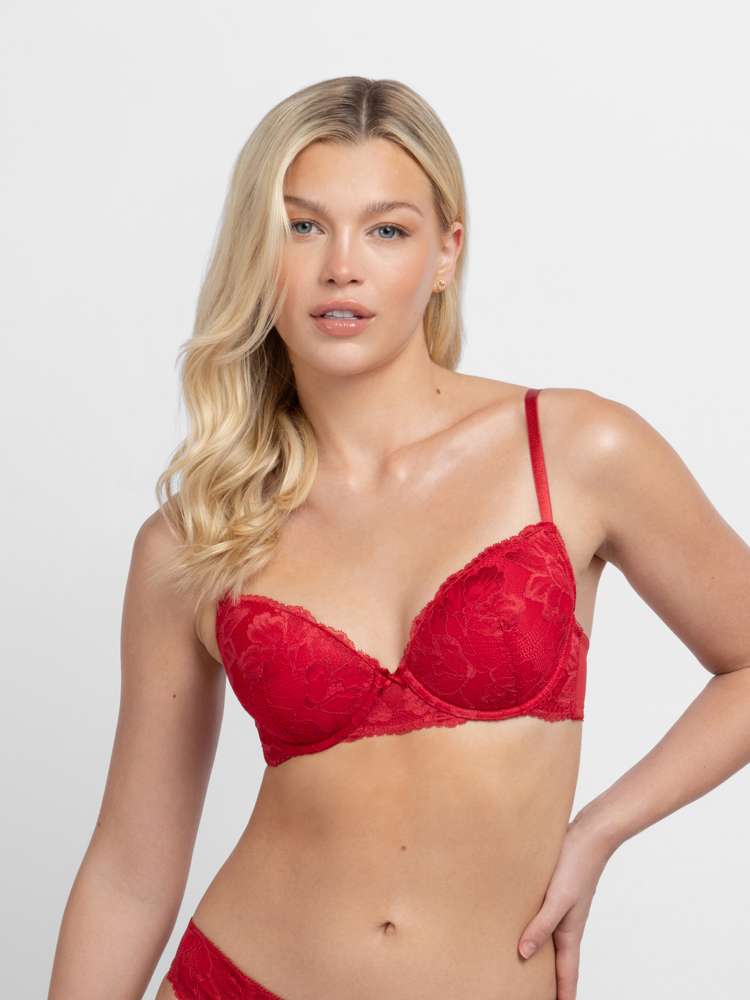 Lace Padded Demi Bra