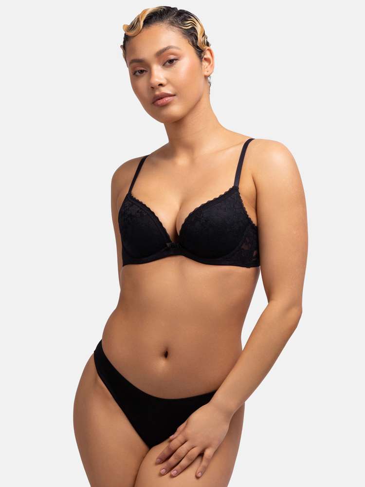 2 PACK SONIA PUSH UP PLUNGE BRA
