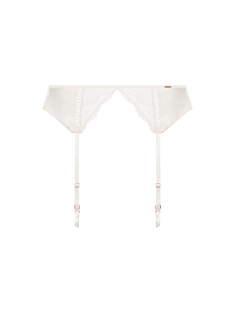 LYRA SATIN SUSPENDER BELT