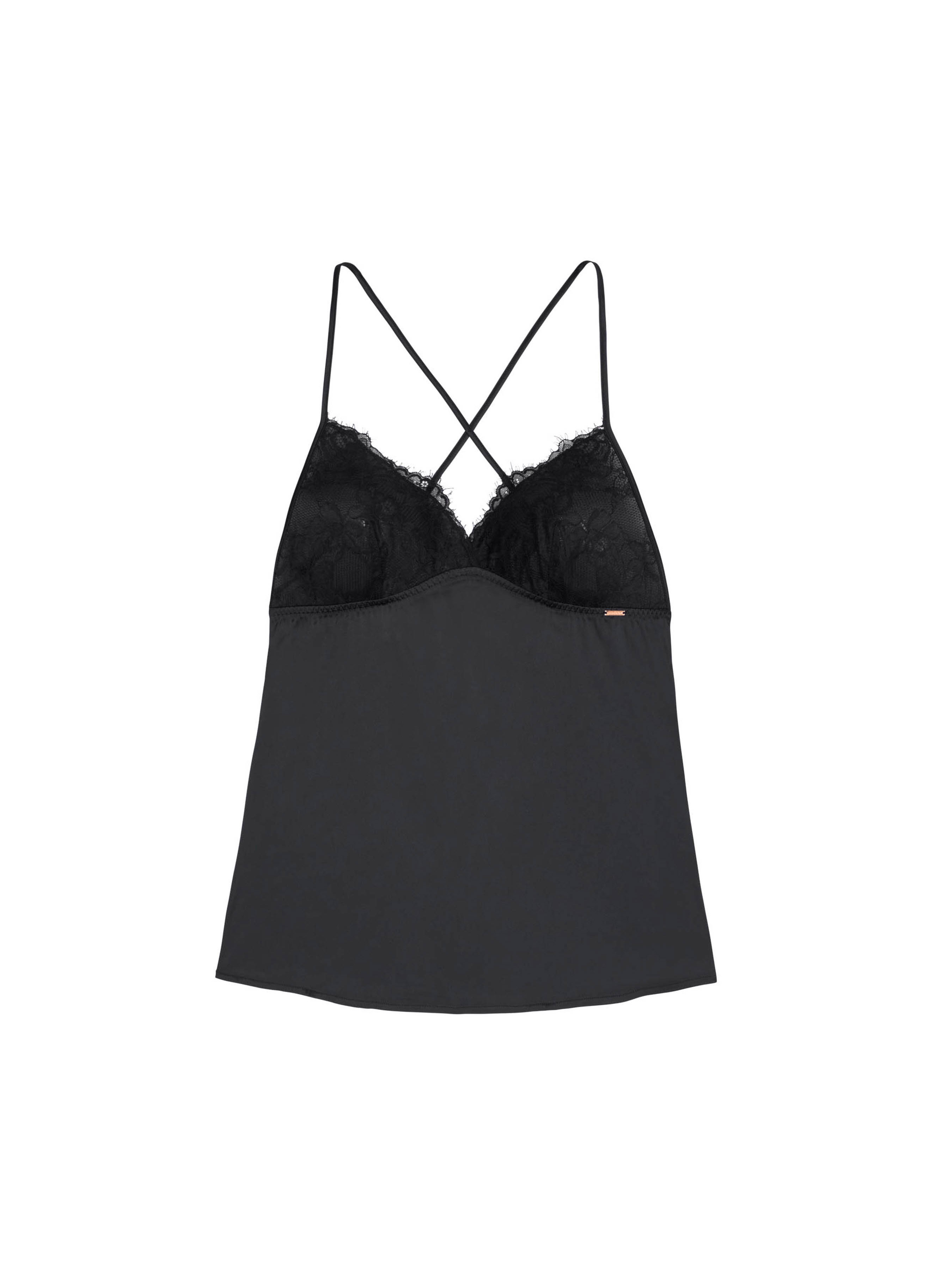 Solid Black Mesh Laced Arm Stretch Cami Crop Top – Fikafuntimes Clothing  Brand & Accessories