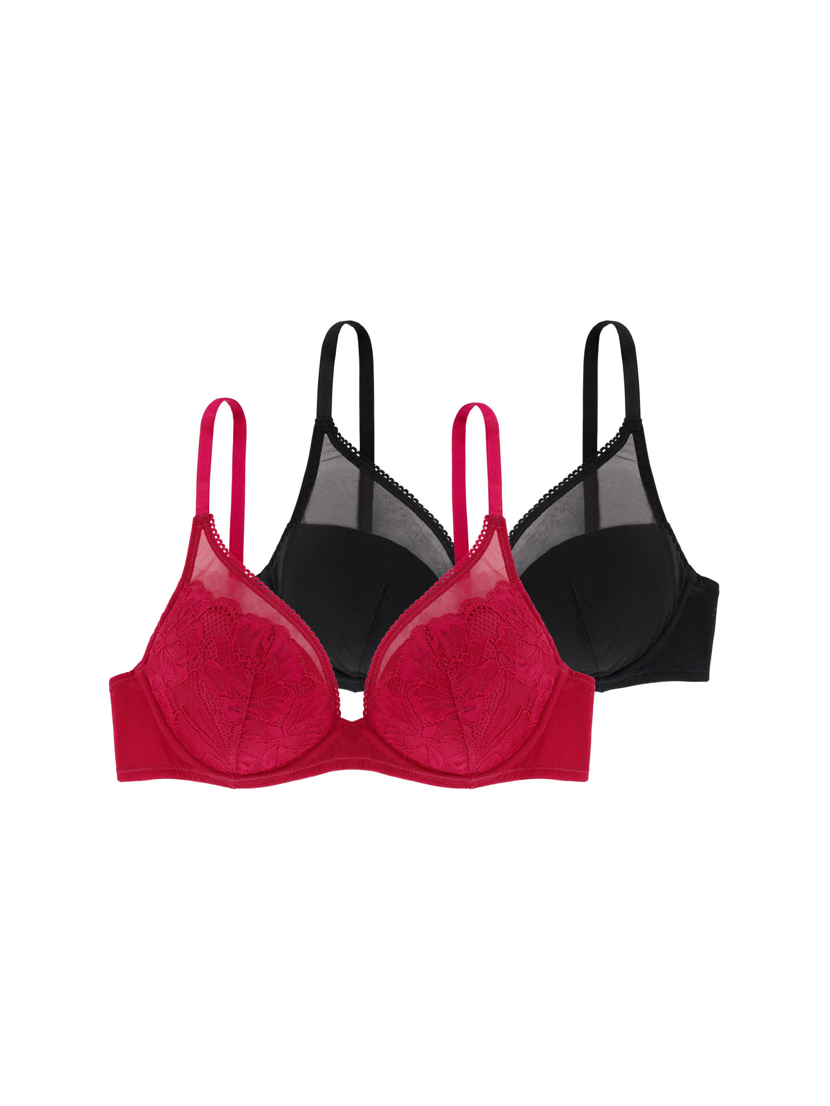 Buy Affinity Women's Padded Bra (Rio Red Skin, 36B) at
