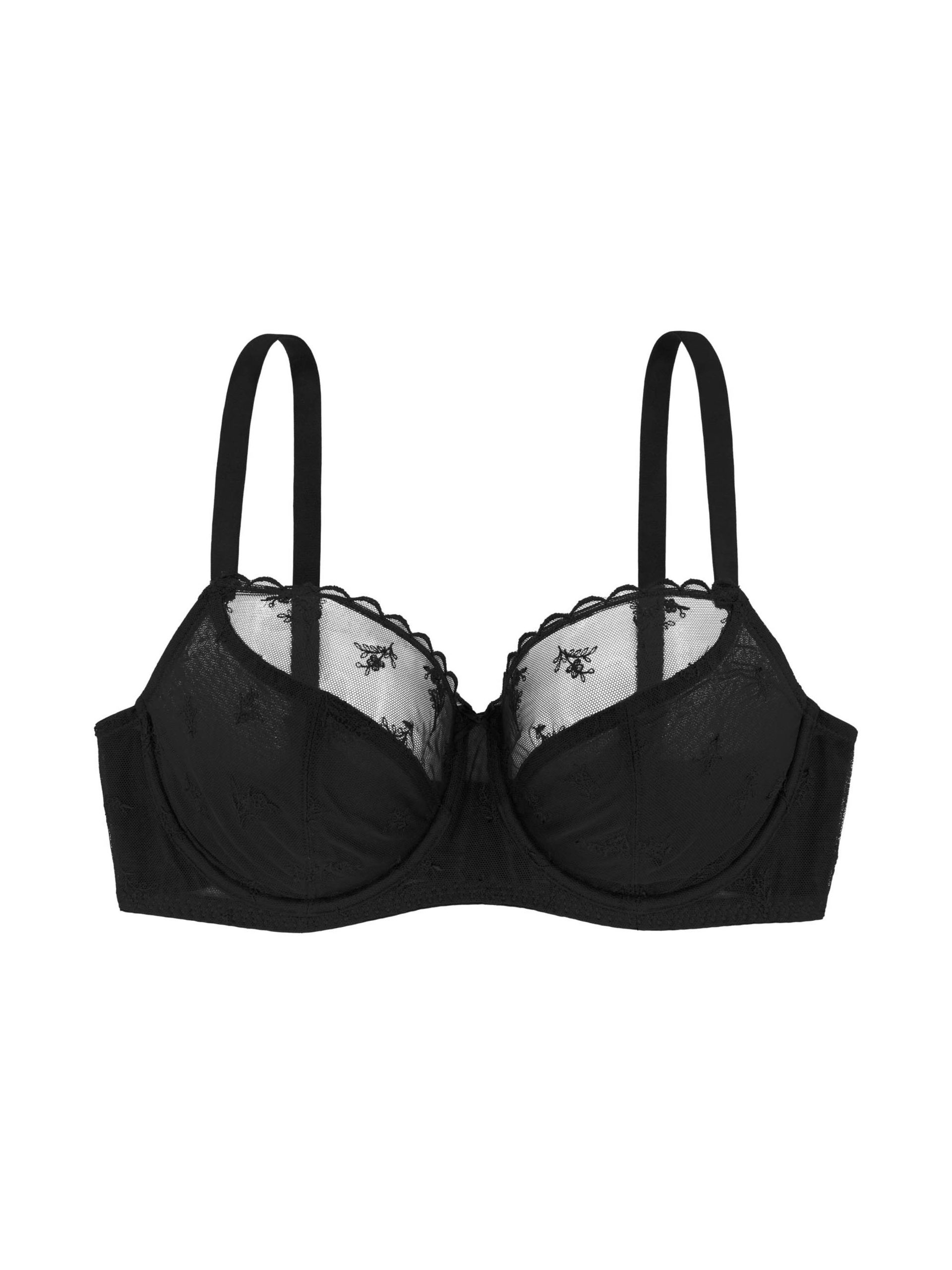 Buy online Black Solid Regular Bra from lingerie for Women by Elina for  ₹279 at 44% off