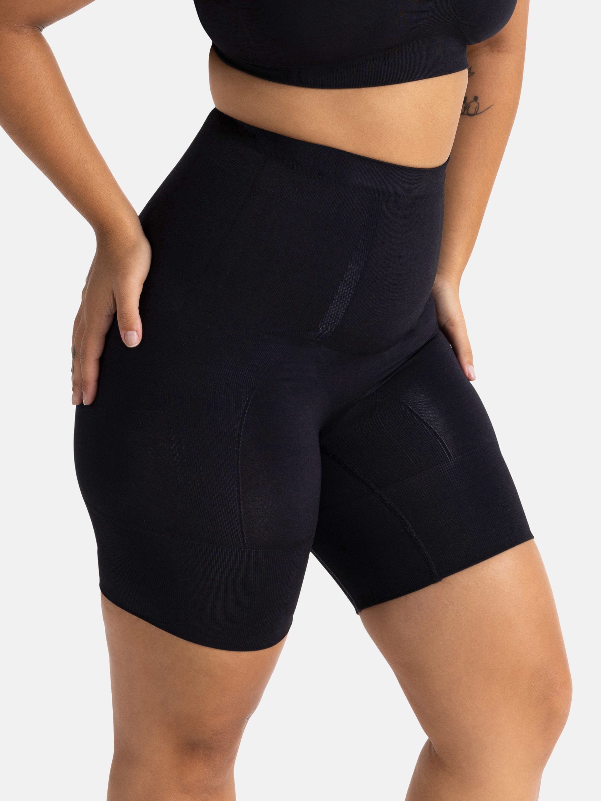Suprenx High Waisted Tummy Control Shaping Shorts for Women